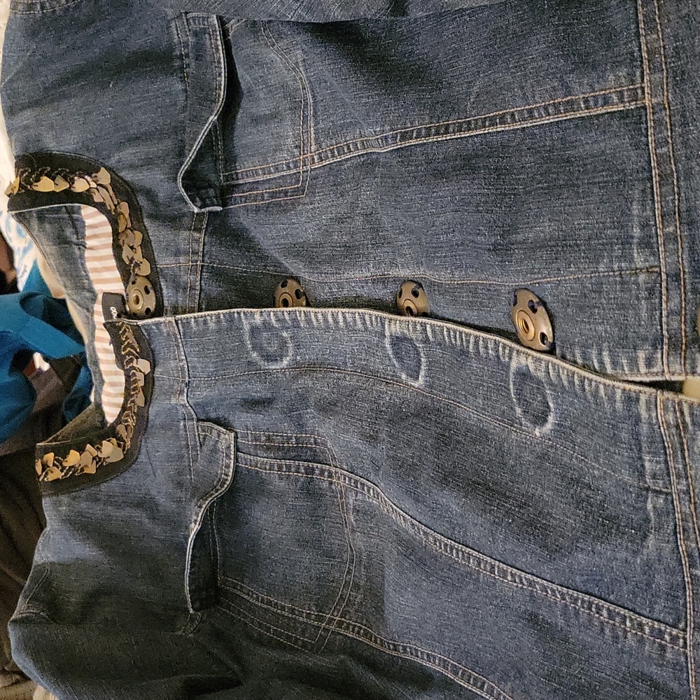 Denim jacket.